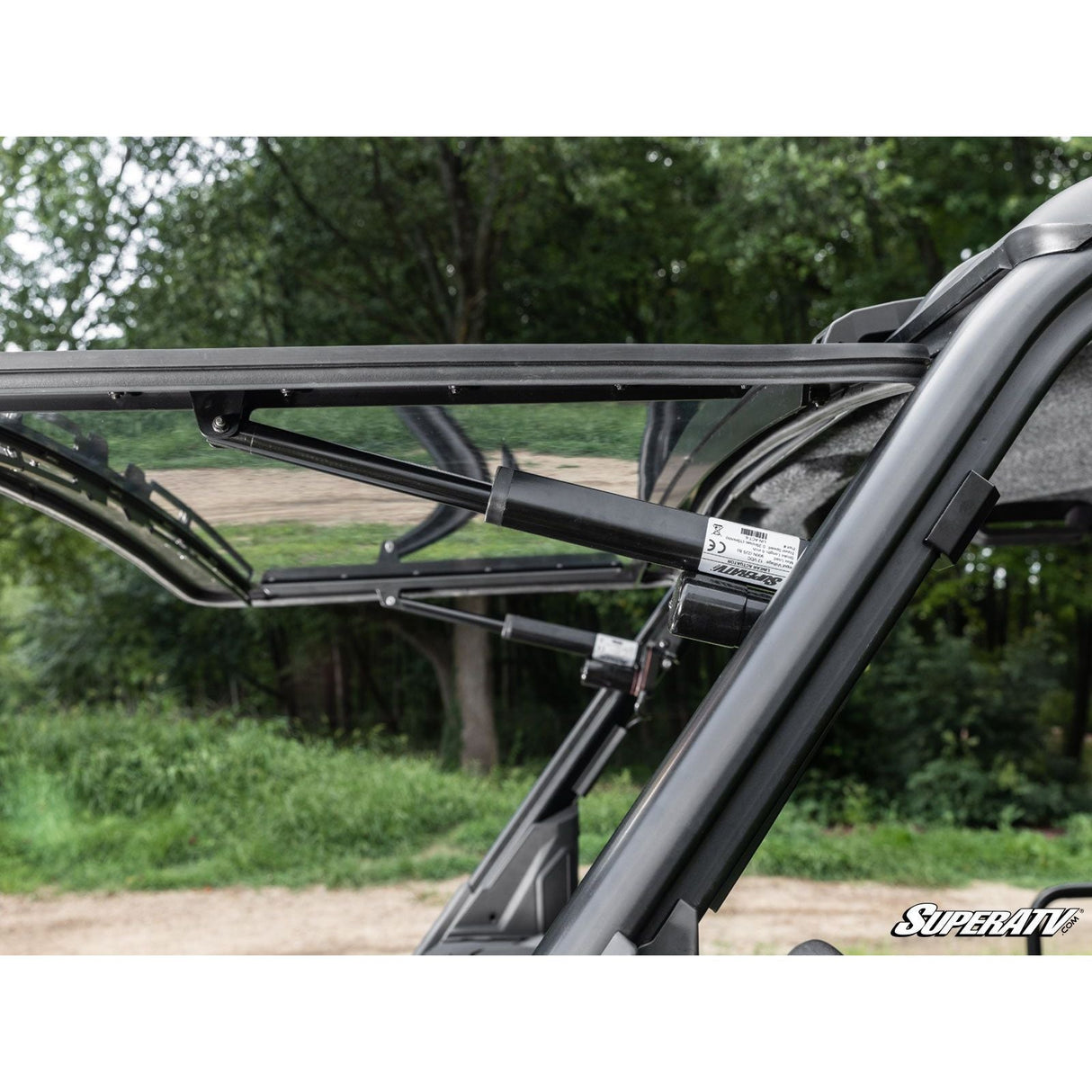 SuperATV - 2024+ Polaris Ranger XD 1500 MaxDrive Power Flip Windshield