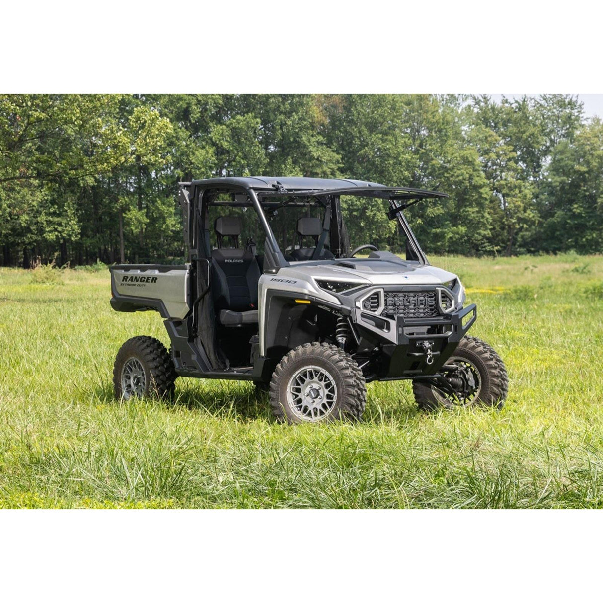 SuperATV - 2024+ Polaris Ranger XD 1500 MaxDrive Power Flip Windshield