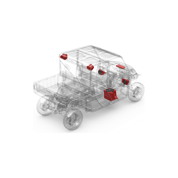 Rockford Fosgate 2018-2022 Polaris Ranger 1000- Stage-6 Audio System for Ride Command (Gen-2)