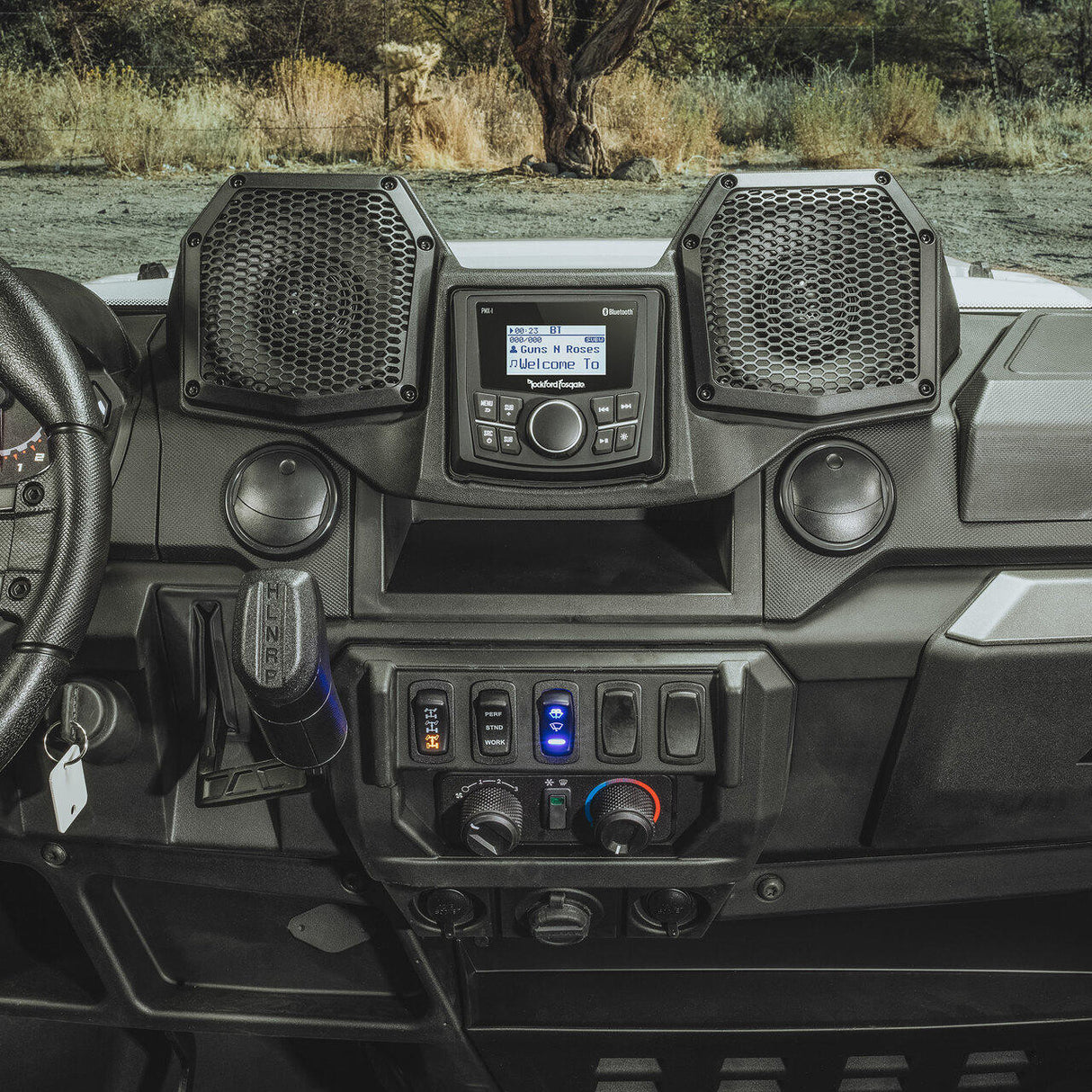 Rockford Fosgate 18+ Polaris Ranger/ 19+ Bobcat Stage-1 All-In-One Audio System