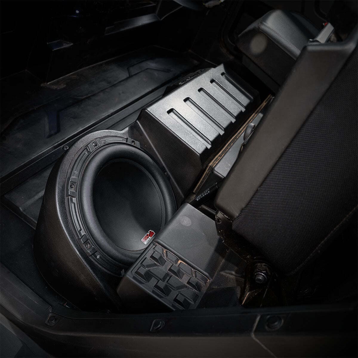 SSV Works 24-'26 Polaris Xpedition Rear-Seat Ported 10" Subwoofer Enclosure