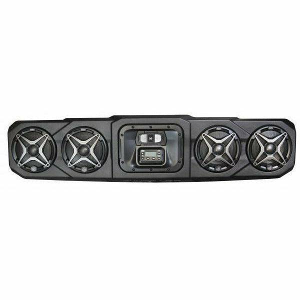 SSV Works - Bluetooth 4-Speaker Overhead Weatherproof Sound Bar Can-Am Defender