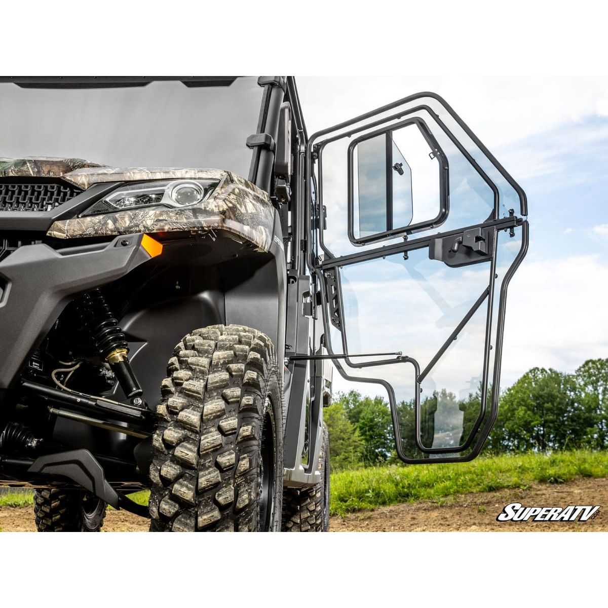 SuperATV '22+ CF Moto UForce 1000 XL Convertible Cab Enclosure Doors
