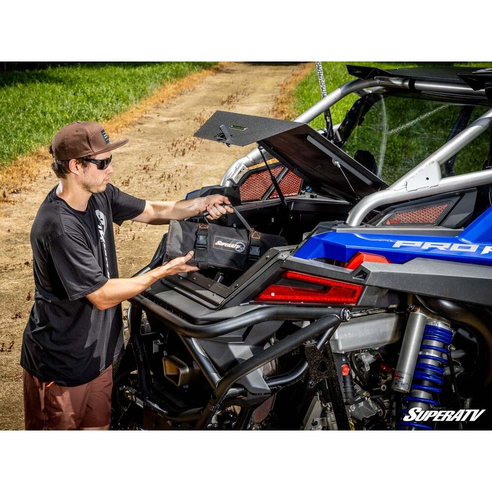 SuperATV '22+ Polaris RZR Pro R Trunk Bed Enclosure