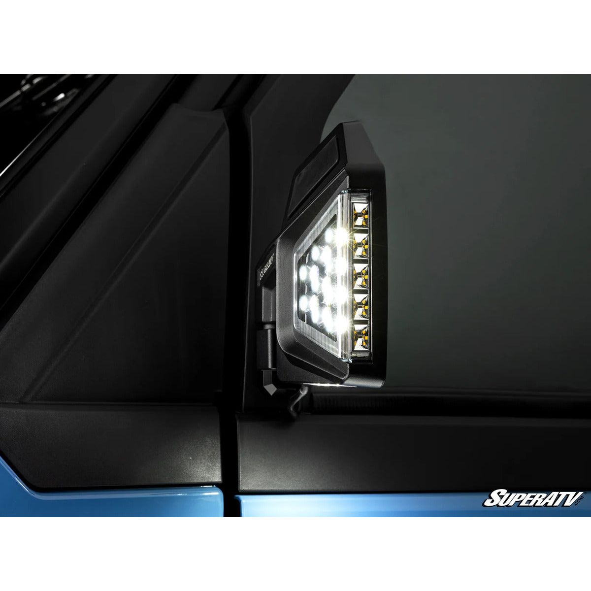 SuperATV '24+ Polaris Xpedition ADV Dual Section LED Side View Mirrors