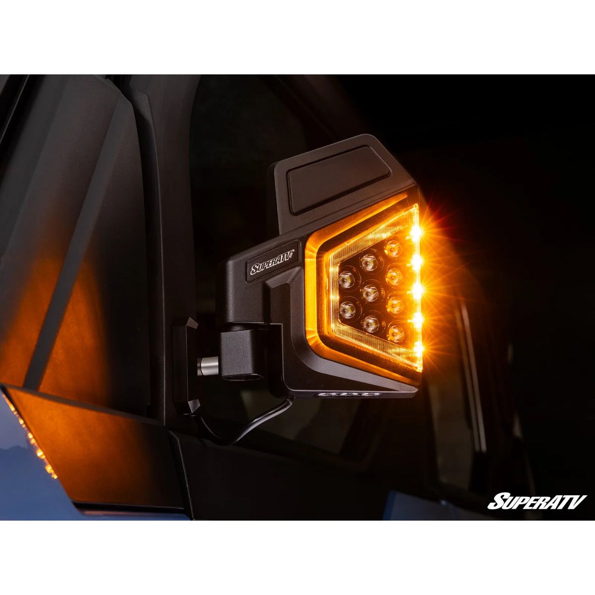 SuperATV '24+ Polaris Xpedition ADV Dual Section LED Side View Mirrors