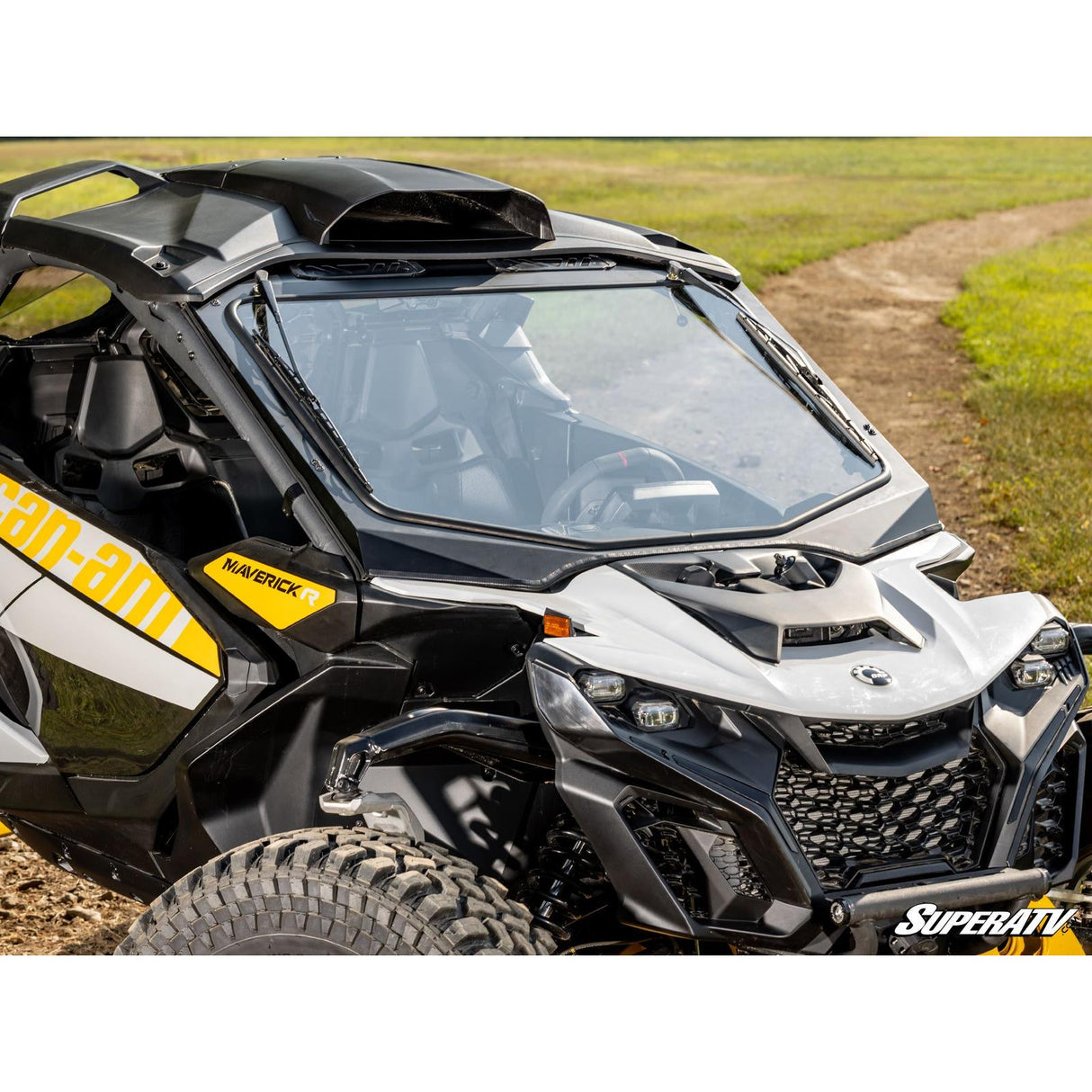 SuperATV Can-Am Maverick R Glass Windshield