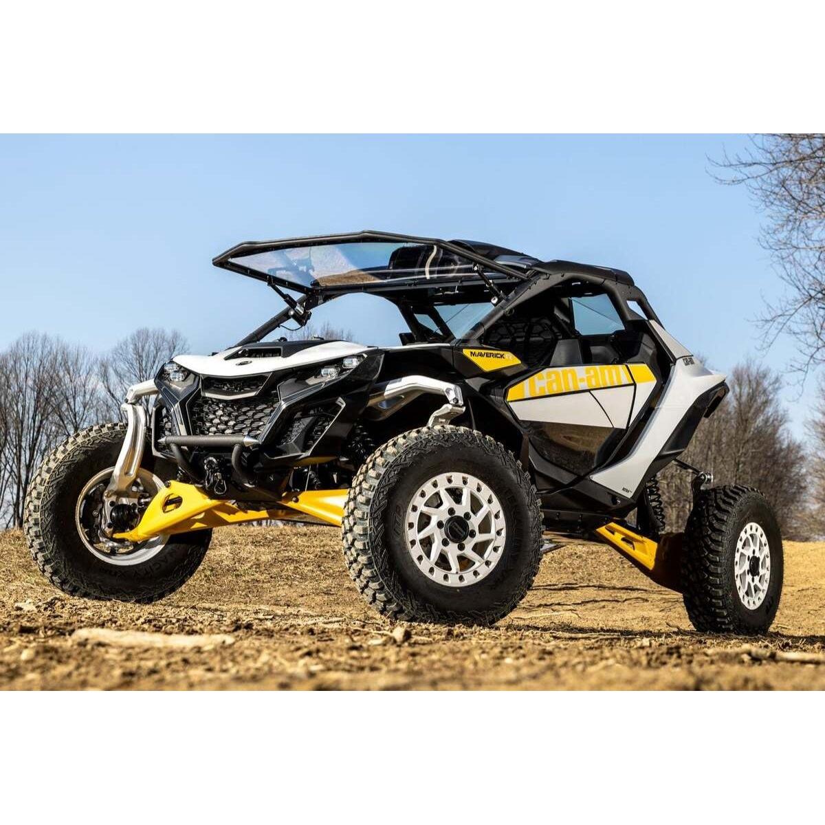 SuperATV Can-Am Maverick R Maxdrive Power Flip Windshield
