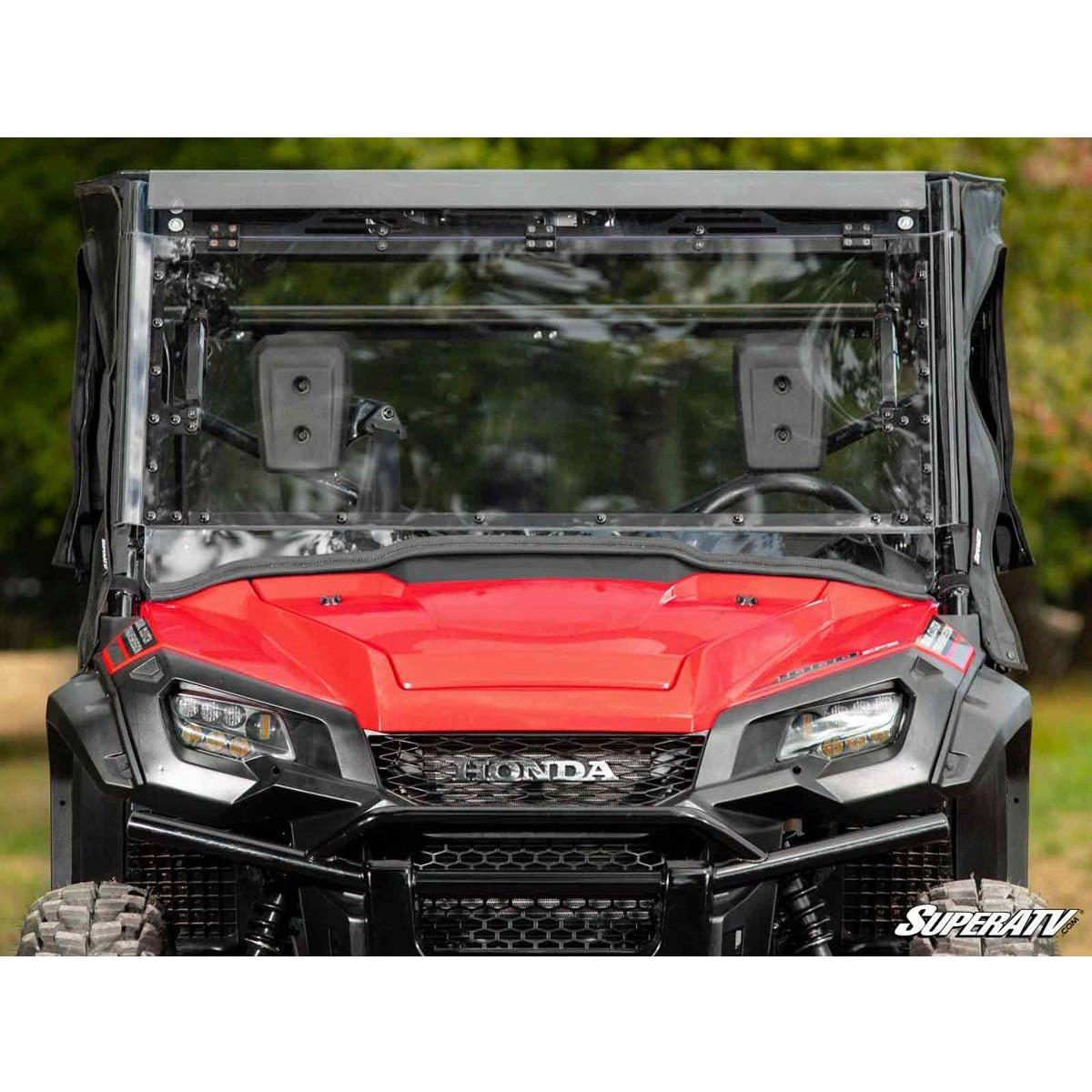 SuperATV Honda Pioneer 1000 Maxdrive Power Flip Windshield