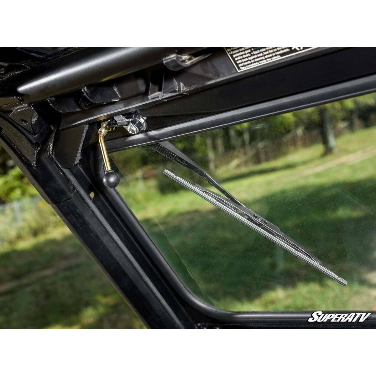 SuperATV Polaris General XP 1000 Flip-Down Glass Windshield