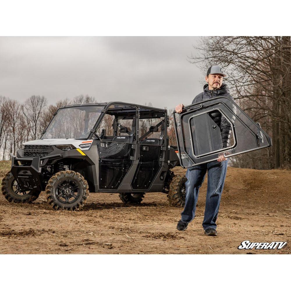 SuperATV 2020+ Polaris Ranger Crew 1000 Convertible Cab Enclosure Doors