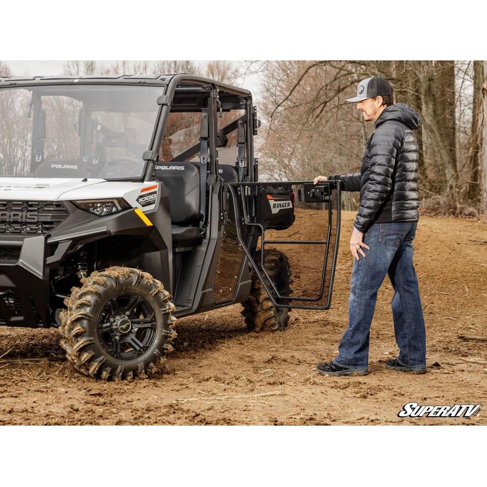 SuperATV 2020+ Polaris Ranger Crew 1000 Convertible Cab Enclosure Doors