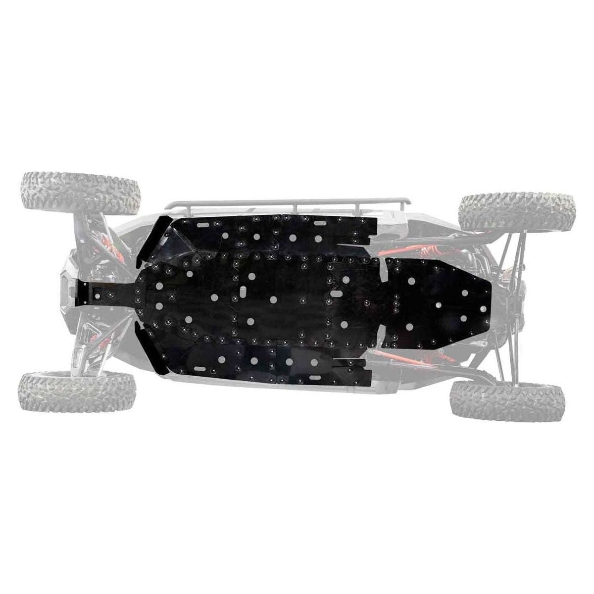 SuperATV Polaris RZR Turbo R 4 Full Skid Plate