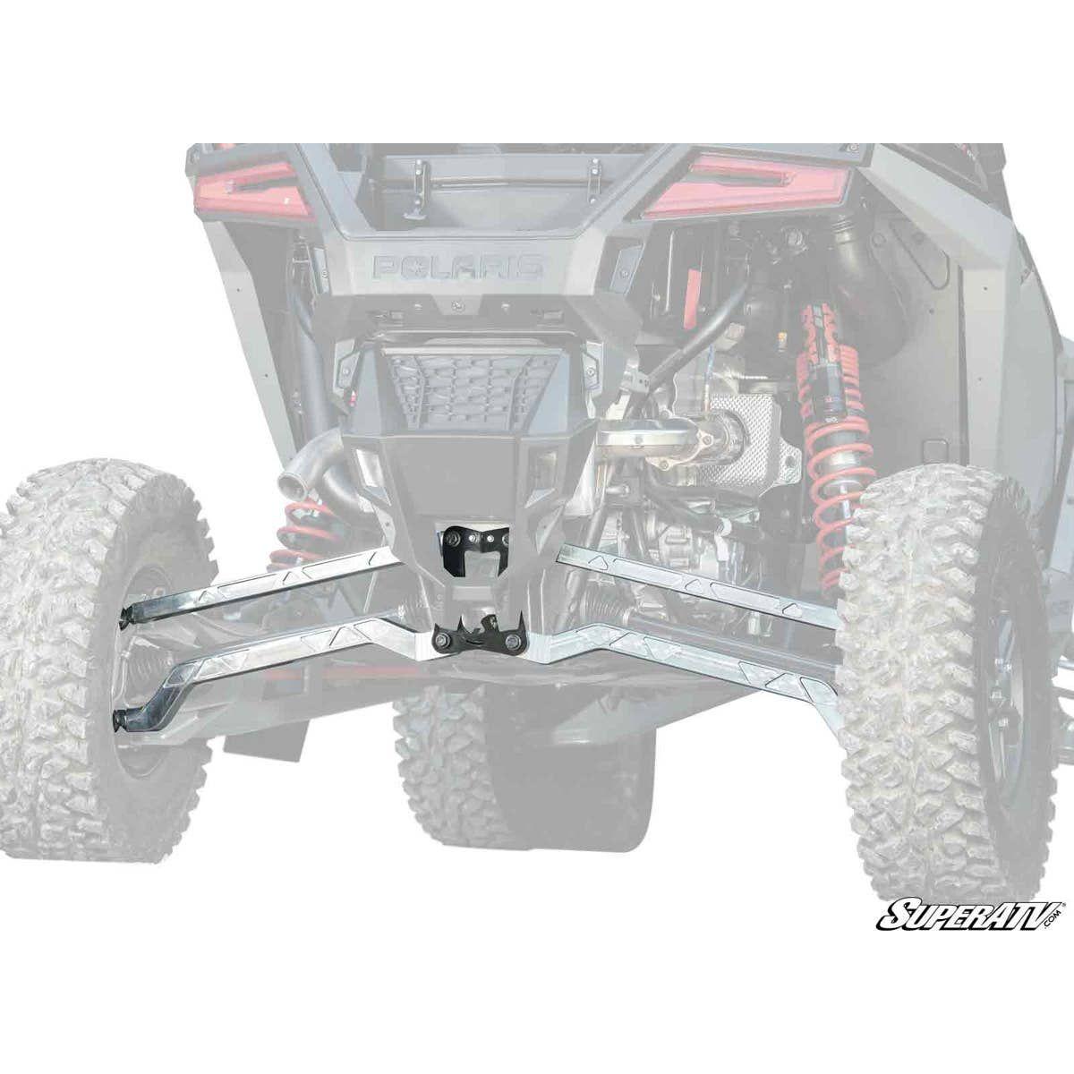 SuperATV Polaris RZR Turbo R High-Clearance Billet Radius Arms