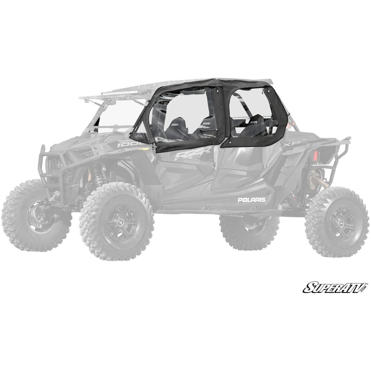 SuperATV Polaris RZR XP4 1000 Primal Soft Cab Enclosure Upper Doors