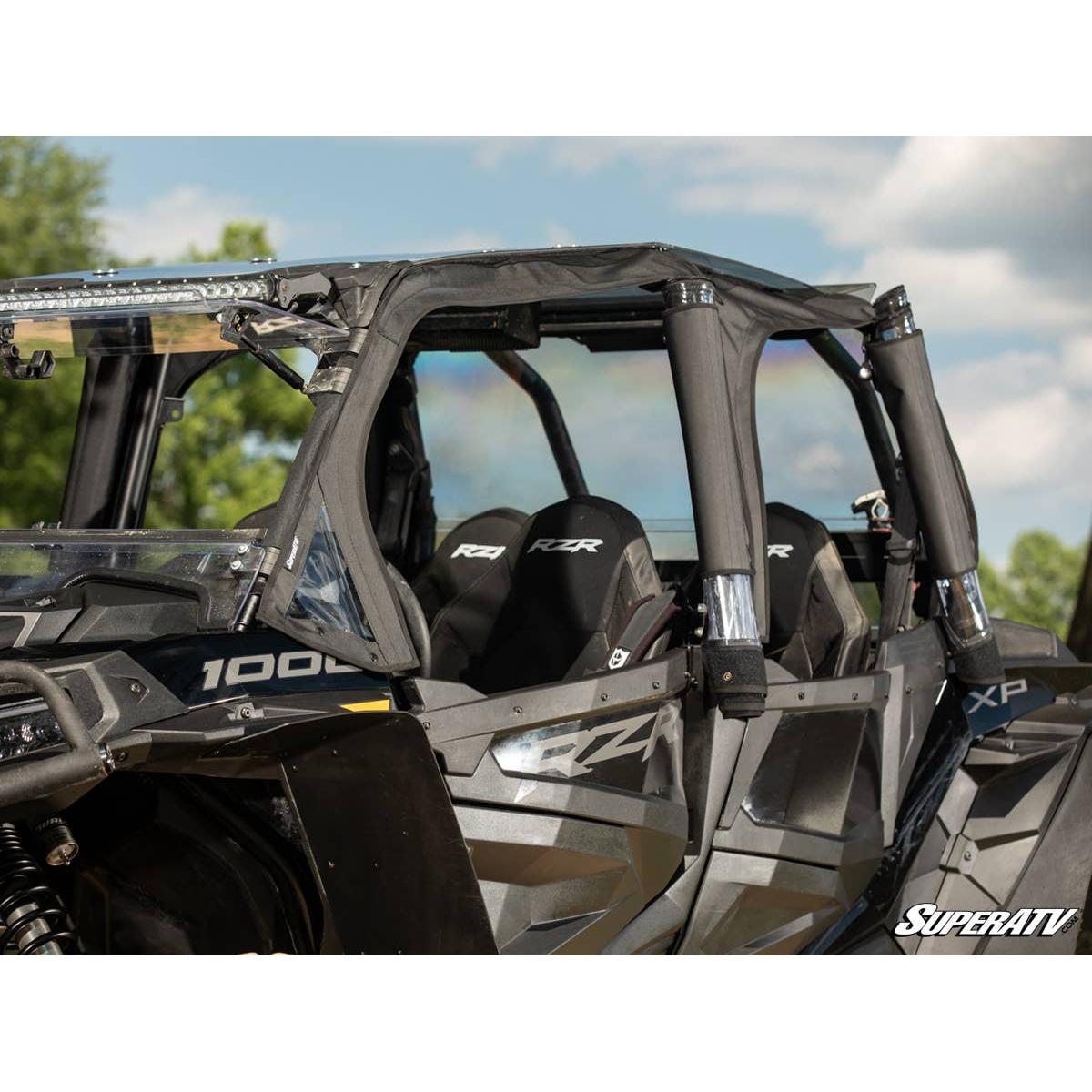 SuperATV Polaris RZR XP4 1000 Primal Soft Cab Enclosure Upper Doors