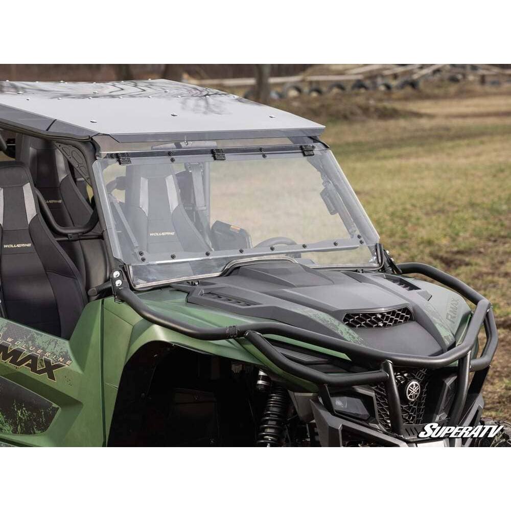 SuperATV Yamaha Wolverine RMAX Max Drive Power Flip Windshield