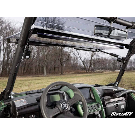 SuperATV Yamaha Wolverine RMAX Max Drive Power Flip Windshield
