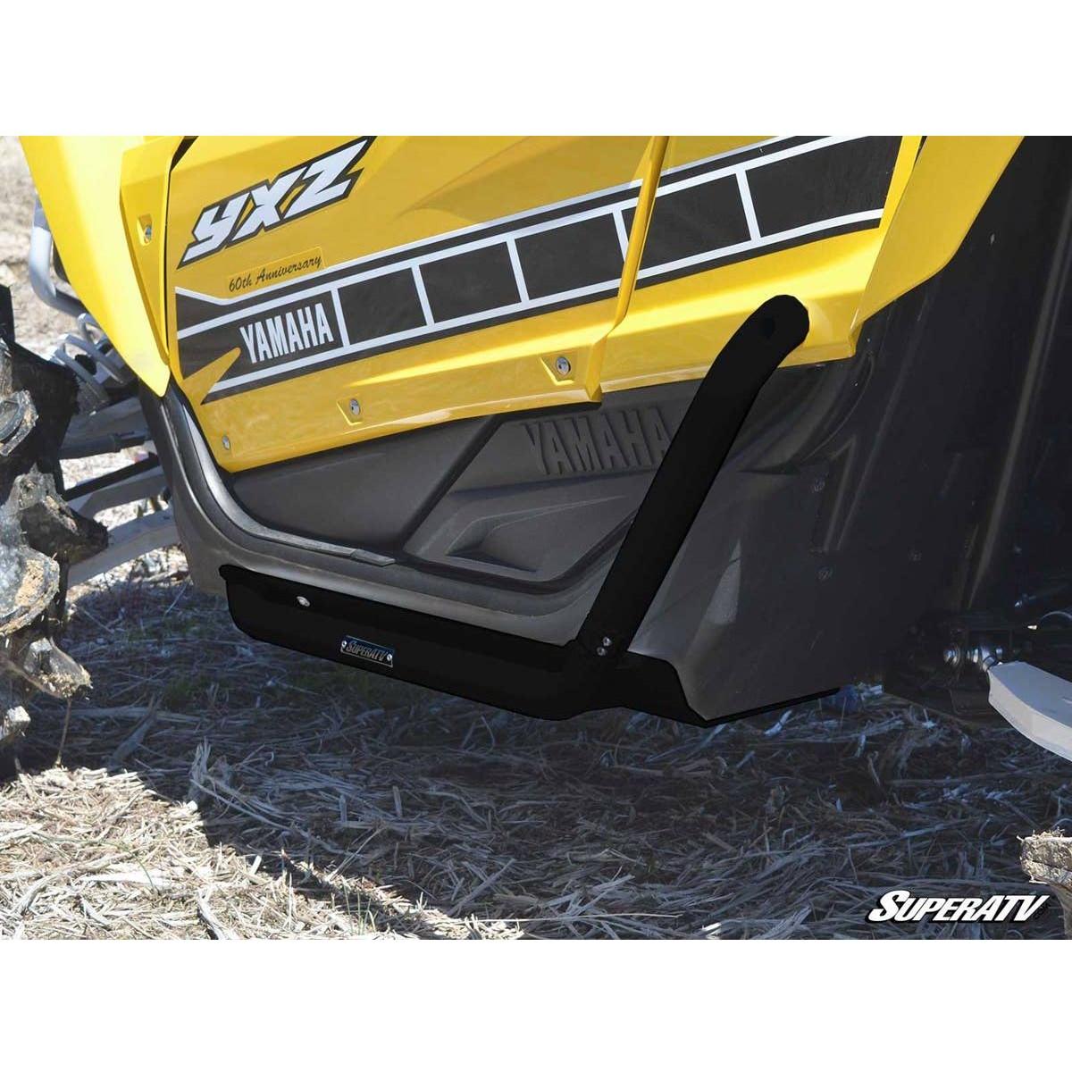 SuperATV Yamaha YXZ Heavy Duty Nerf Bars - Black