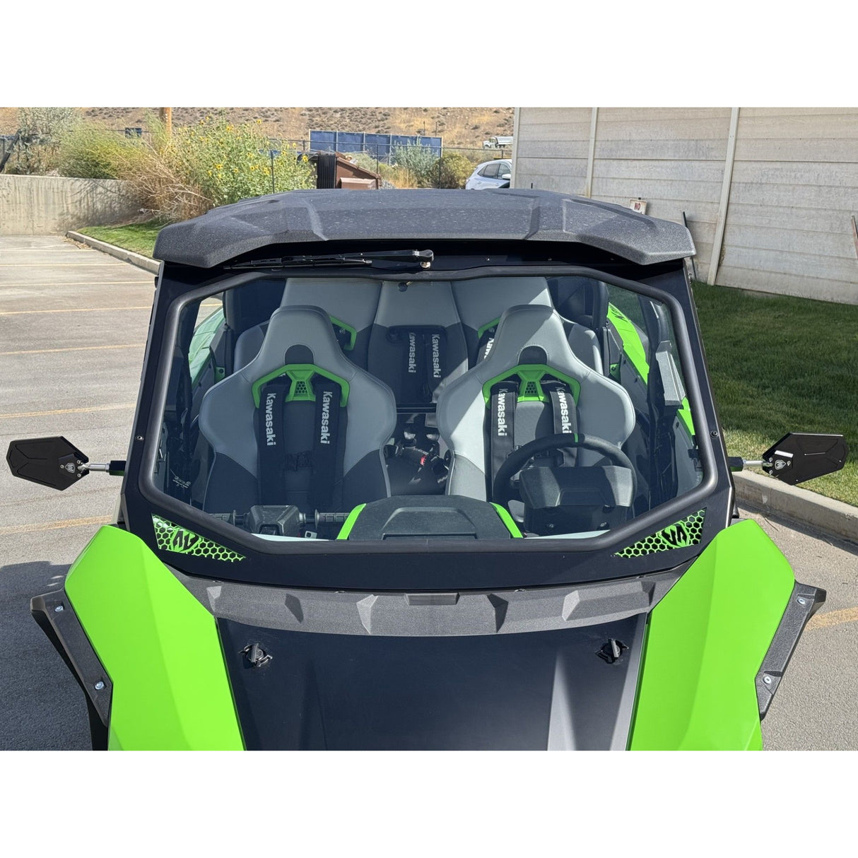 Moto Armor - Kawasaki H2 Full Glass Windshield