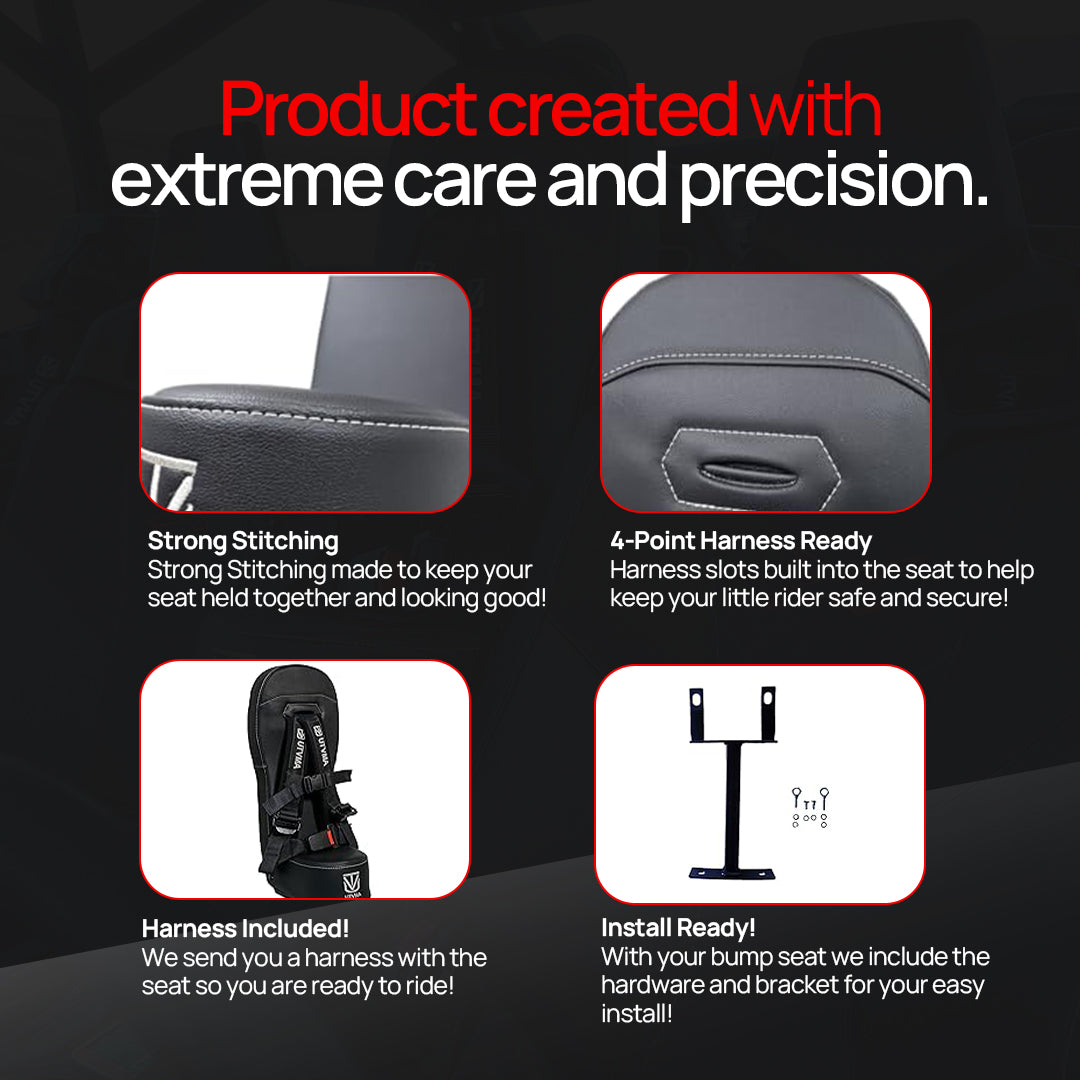 2025+ Maverick R Max Rear Bump Seat