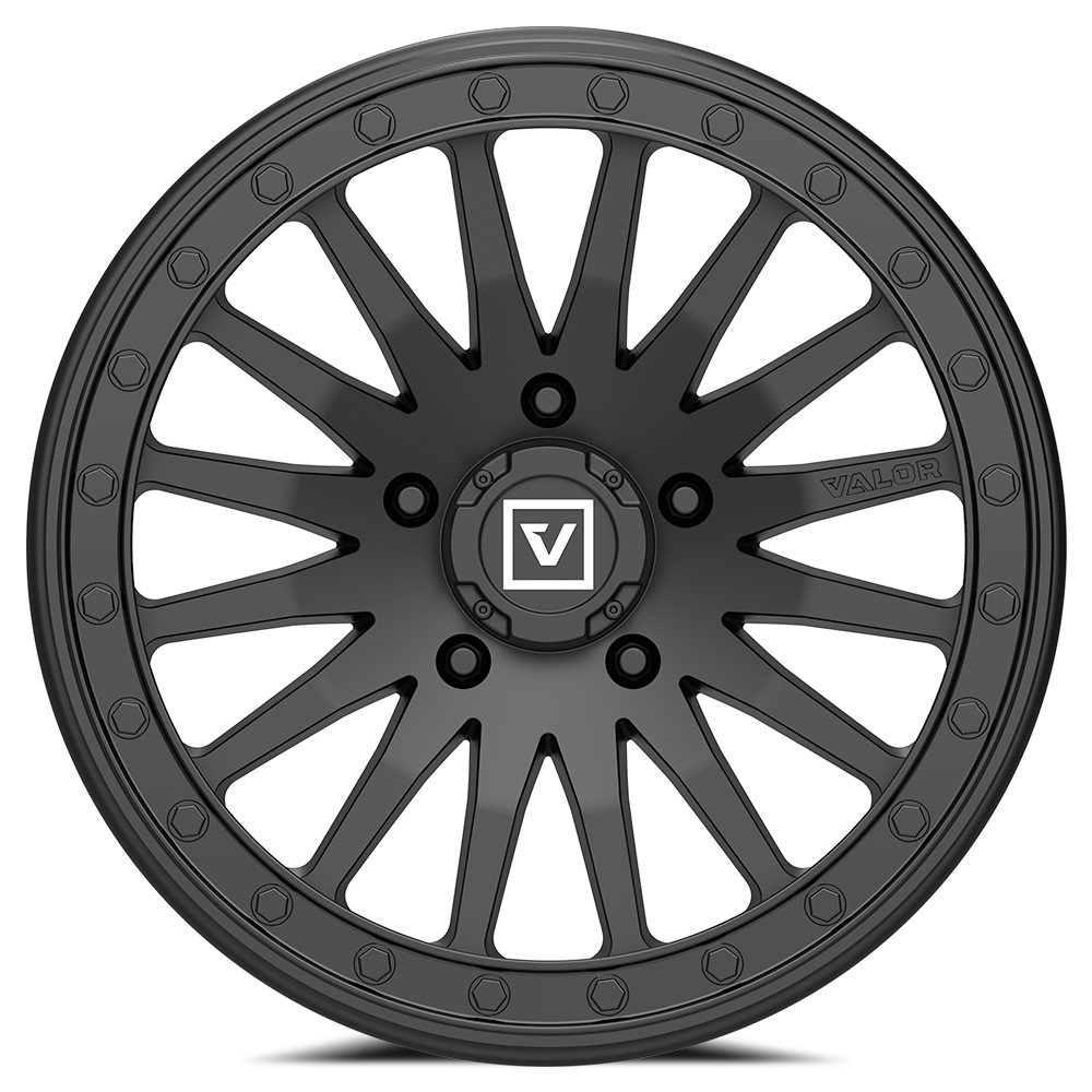 V06 Satin Black UTV Beadlock - Valor Offroad