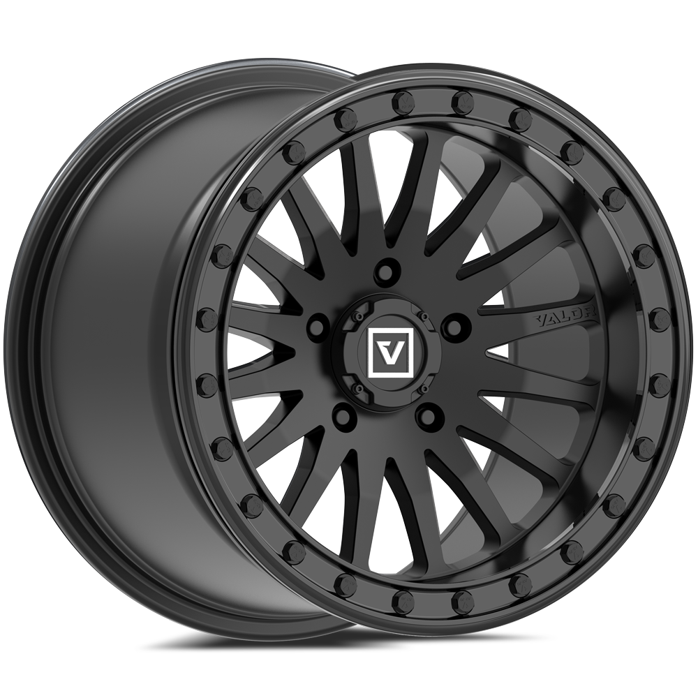 V06 Satin Black UTV Beadlock - Valor Offroad