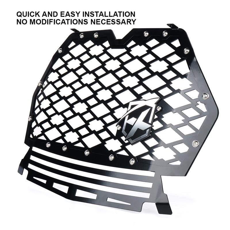 2019-2023 Polaris RZR Black Mesh Grille without Light Bar