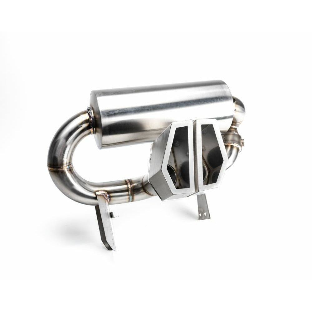 2017-2025 Can-Am X3 Agency Power Valvetronic Exhaust System Silver Tips