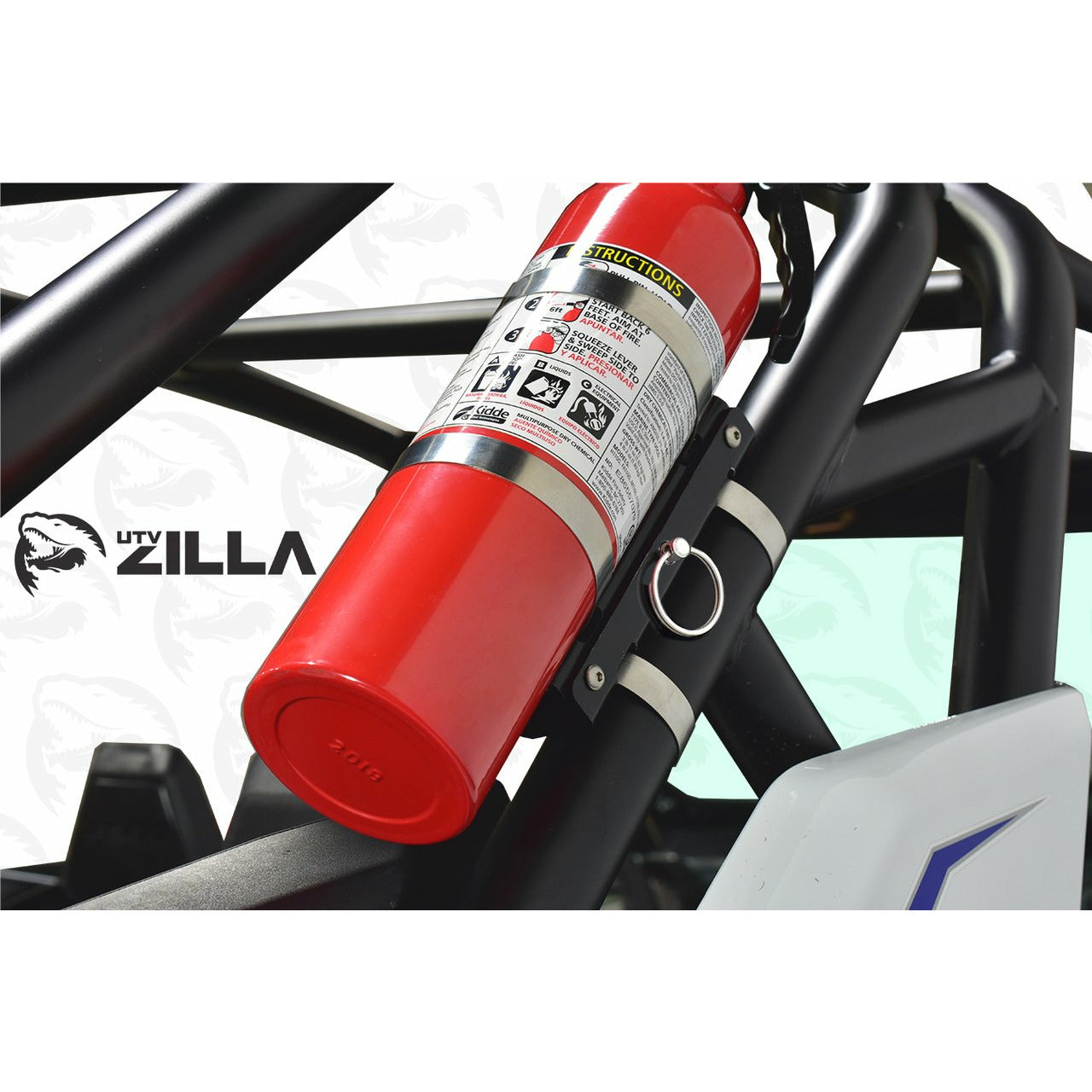3.25" Diameter Fire Extinguisher Mount Aluminum for roll cage