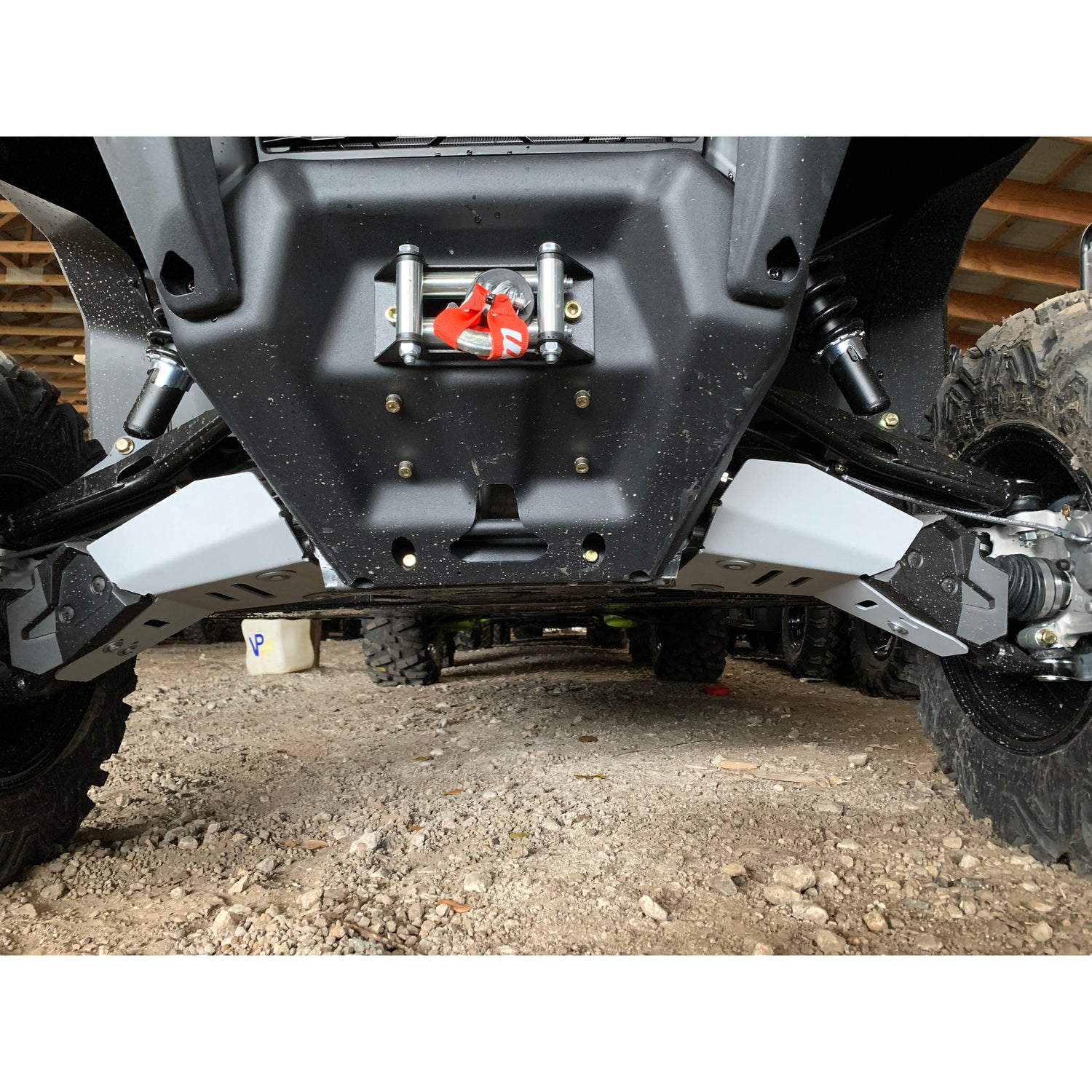 Can-Am Defender HD5 / HD8 / HD10 Curved Alloy Front A Arm Guards
