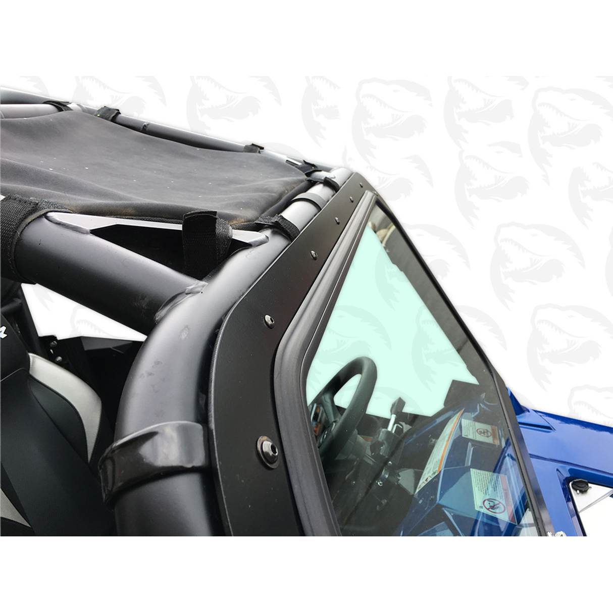 Polaris RZR 570, 800, XP900 Full Glass Windshield with Wiper