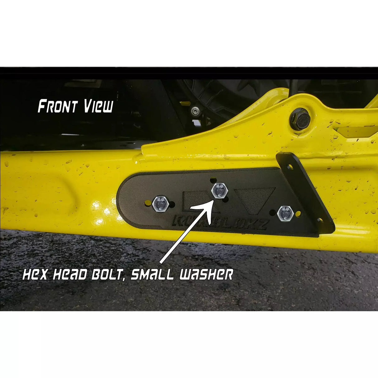 64" CAN-AM MAVERICK X3 2017+ TRAILING ARM GUARDS - Black