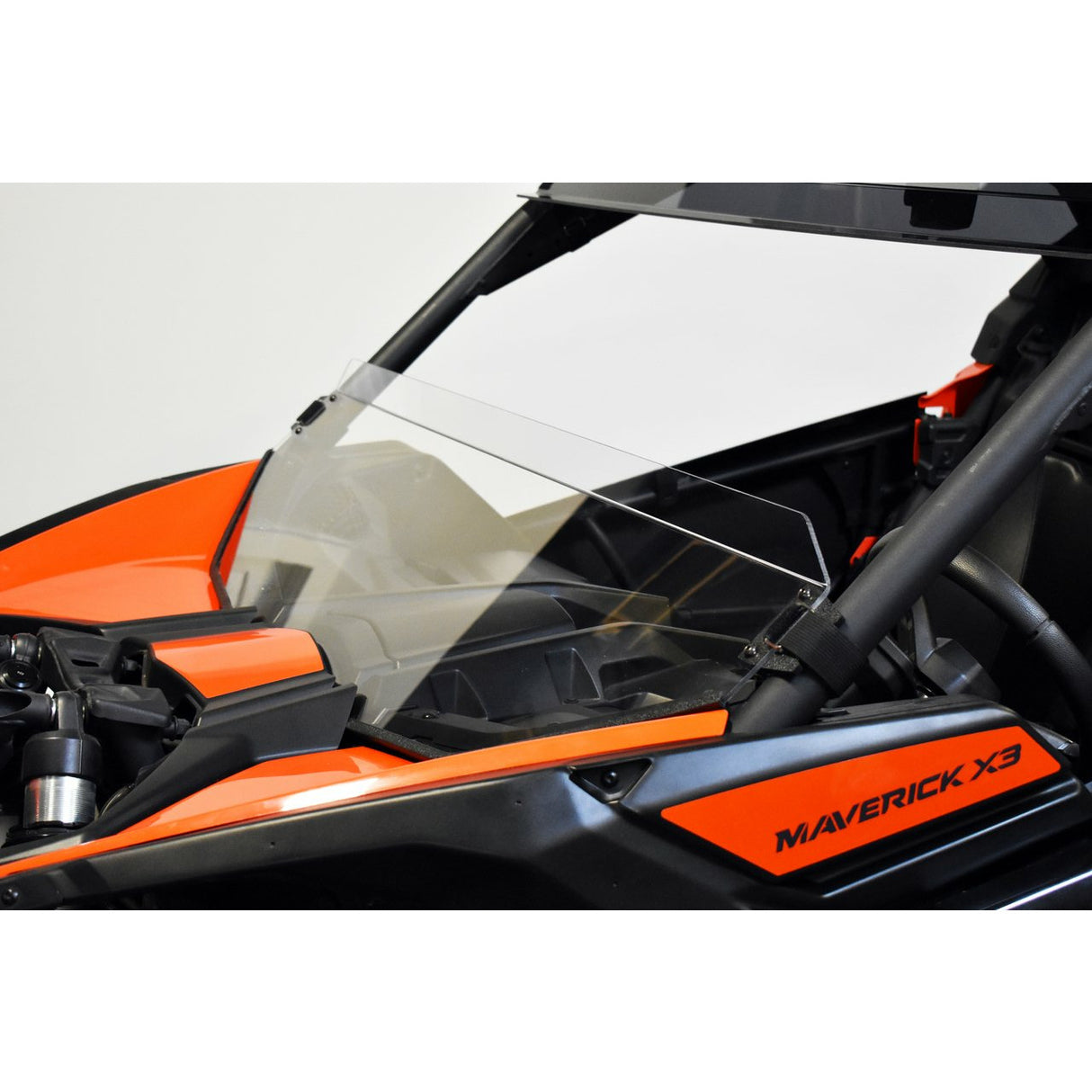 2017-2024 Can Am X3 Hard Coated Half Windshield Clear