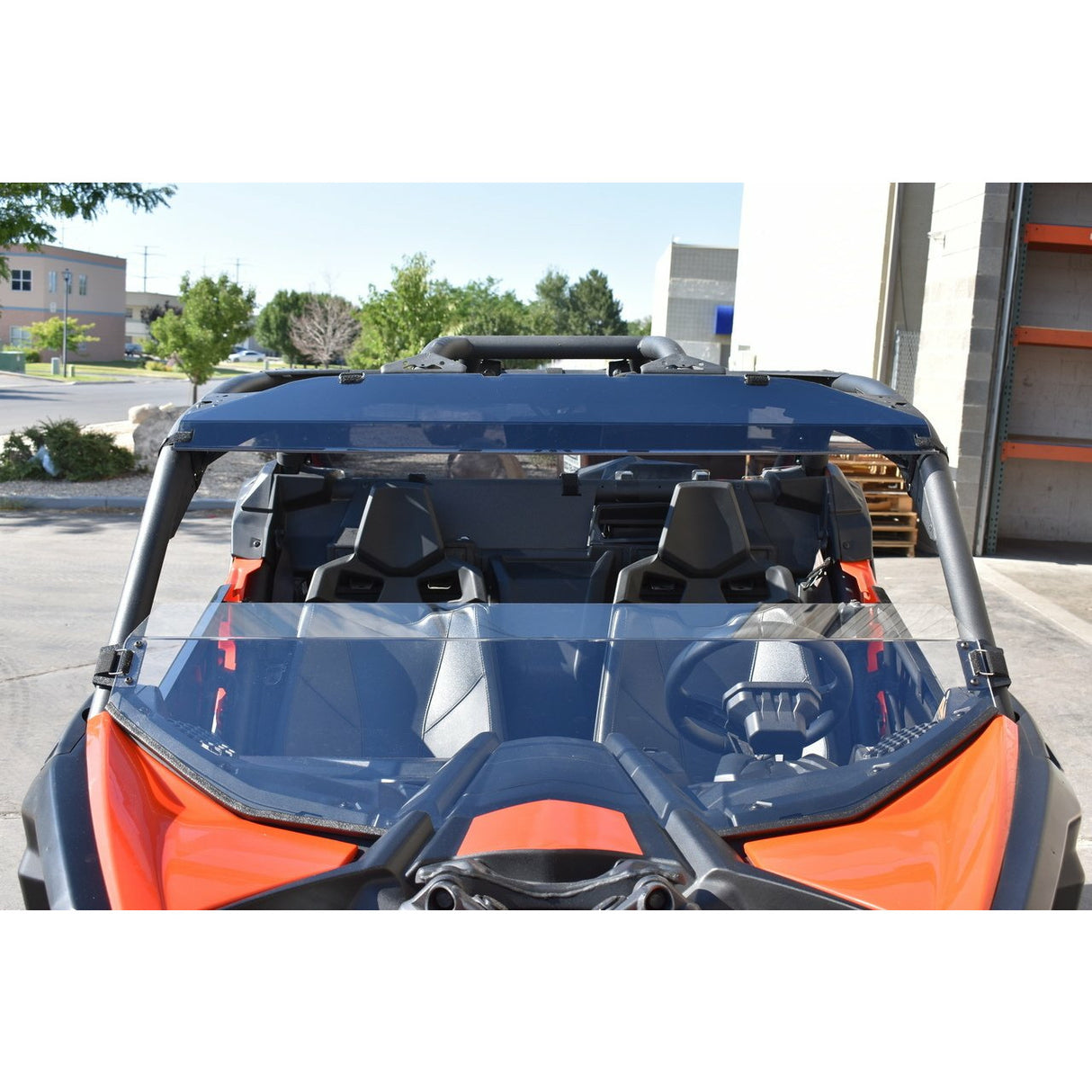 2017-2024 Can Am X3 Hard Coated Half Windshield Clear
