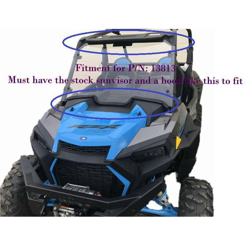 2019-2023 Polaris RZR XP Polycarbonate Full Windshield