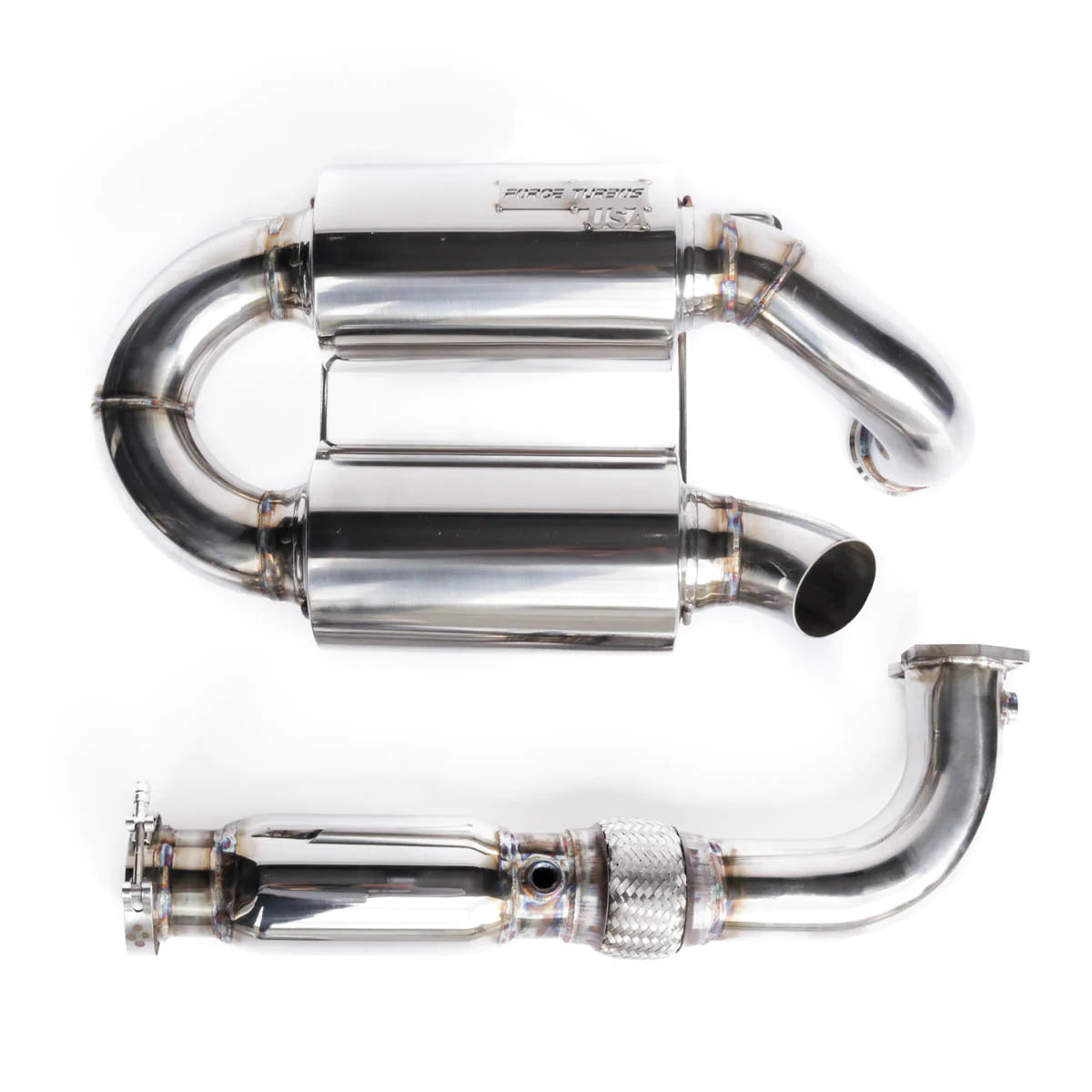 Polaris RZR 3" Full Turbo Back Exhaust