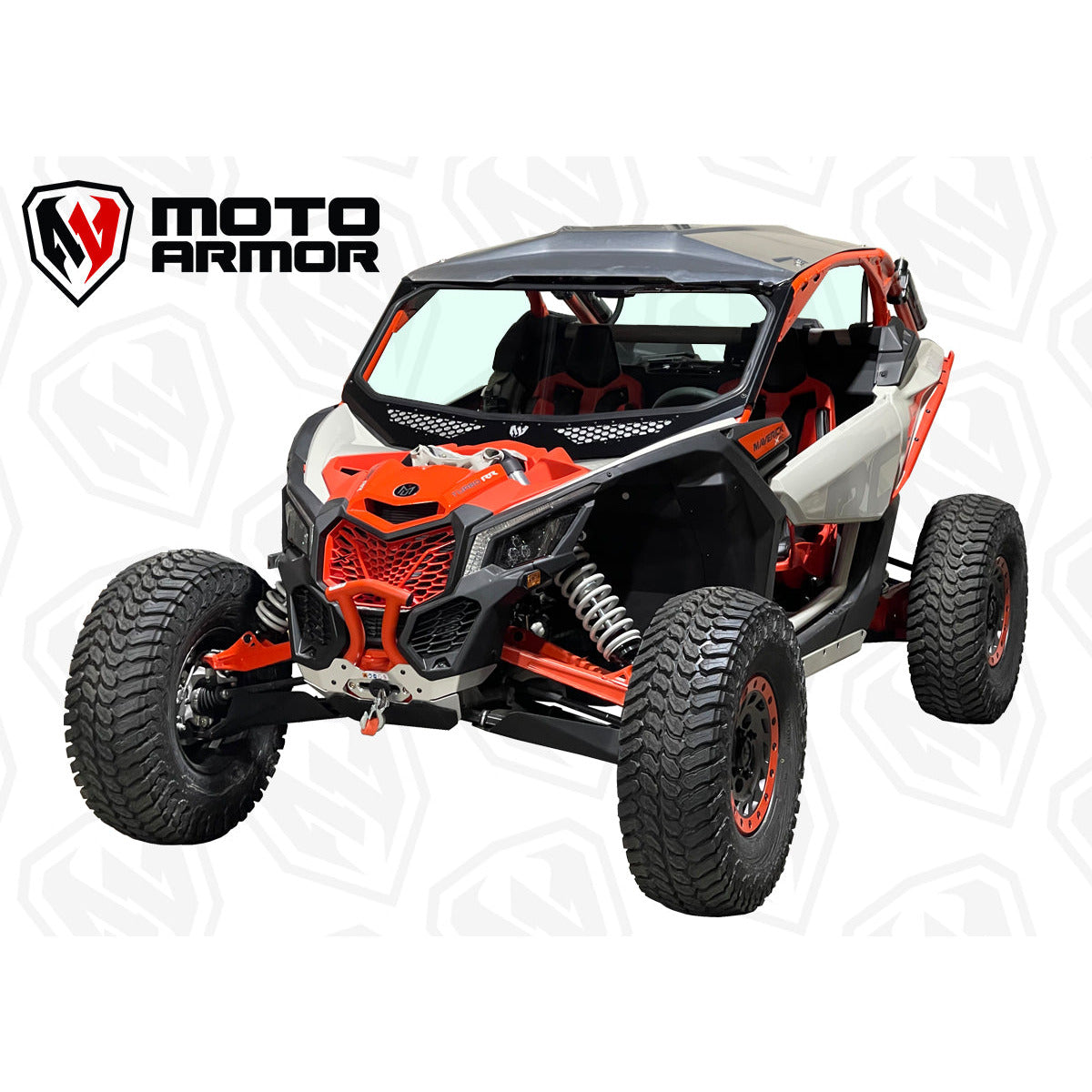 2017-2025 Can Am X3 Full Glass Windshield - Two Vent