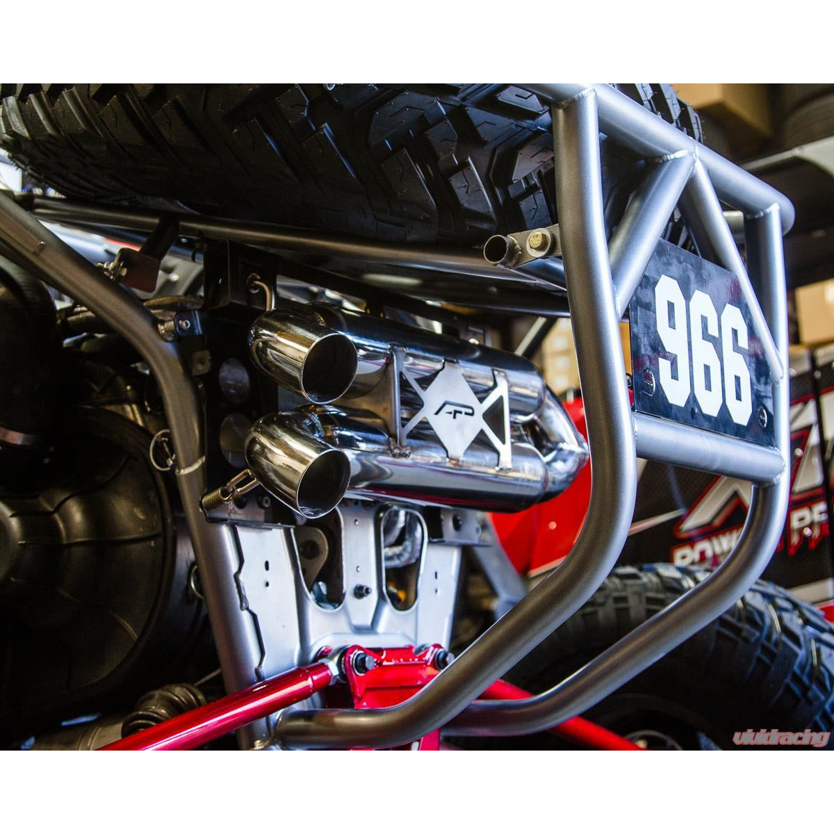 2016-2023 Polaris RZR XP Turbo Agency Power Dual Tip Exhaust System