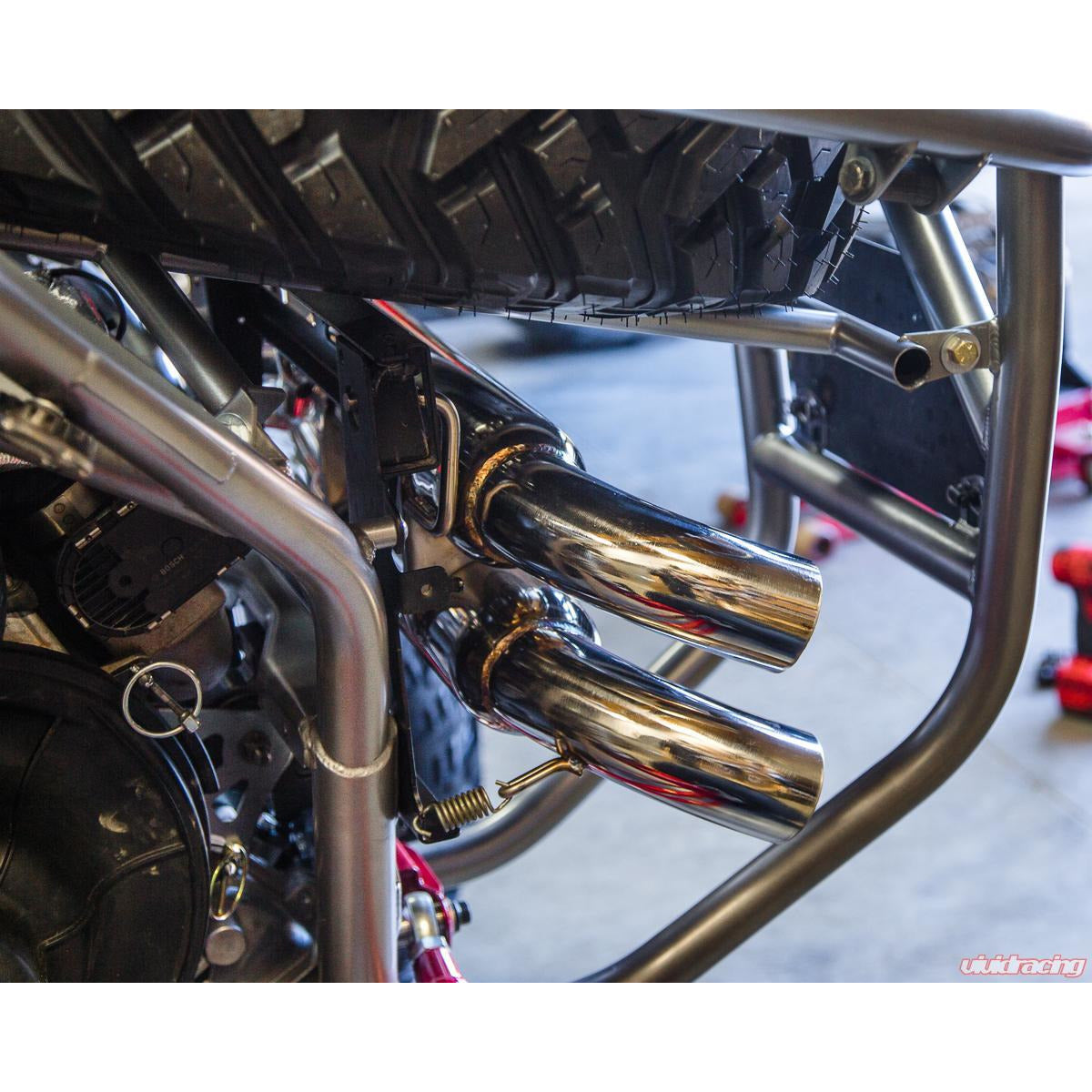 2016-2023 Polaris RZR XP Turbo Agency Power Dual Tip Exhaust System