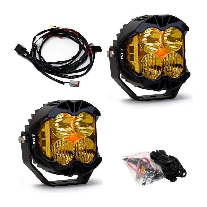 Baja Designs LP4 Pro Driving/Combo LED - Amber (Pair)