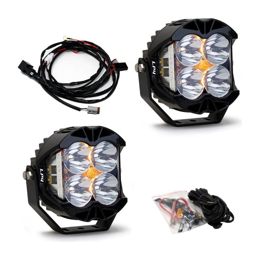 Baja Designs LP4 Pro Spot LED - Clear (Pair)