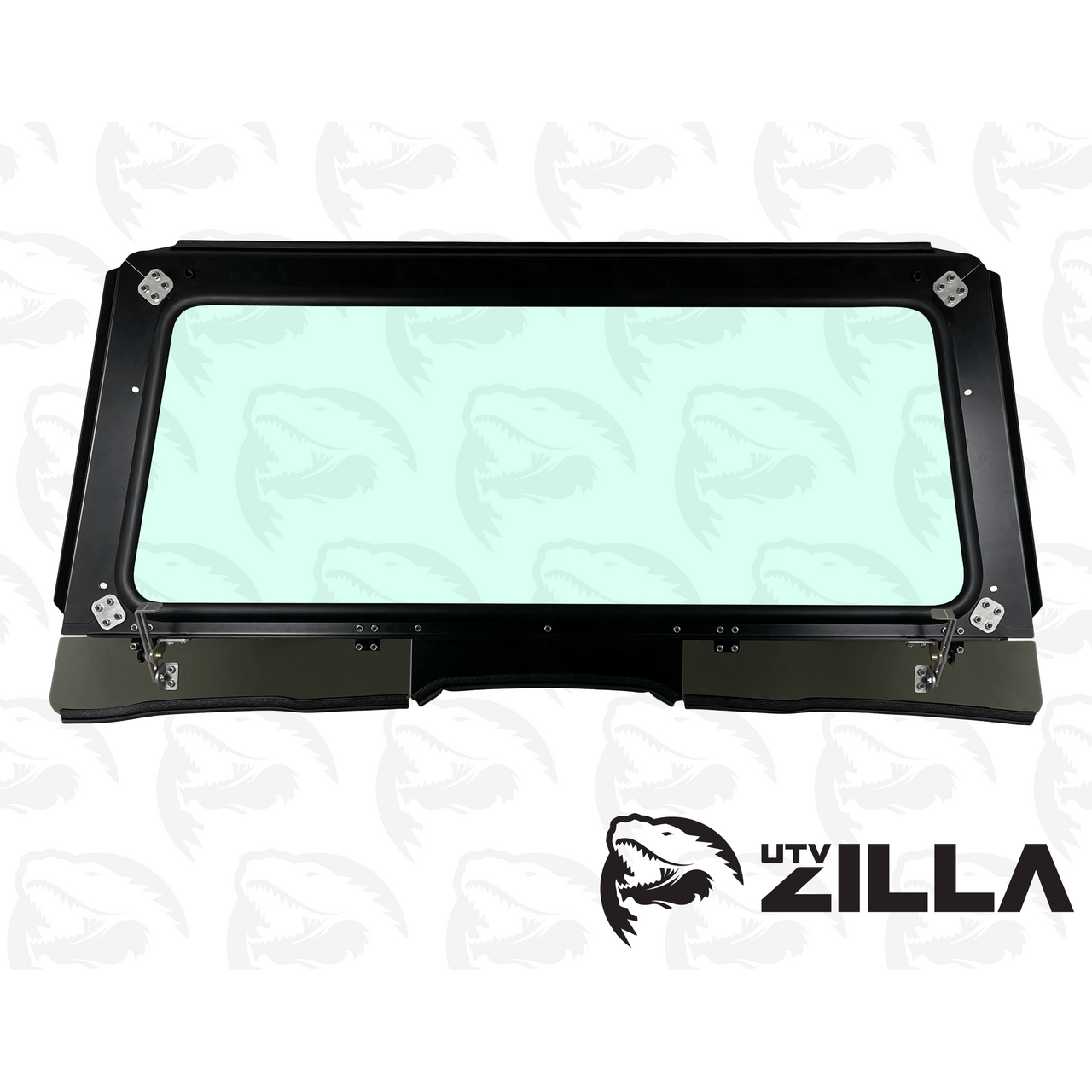 2021-2025 Yamaha Rmax 1000 Glass Windshield - Flip Vents