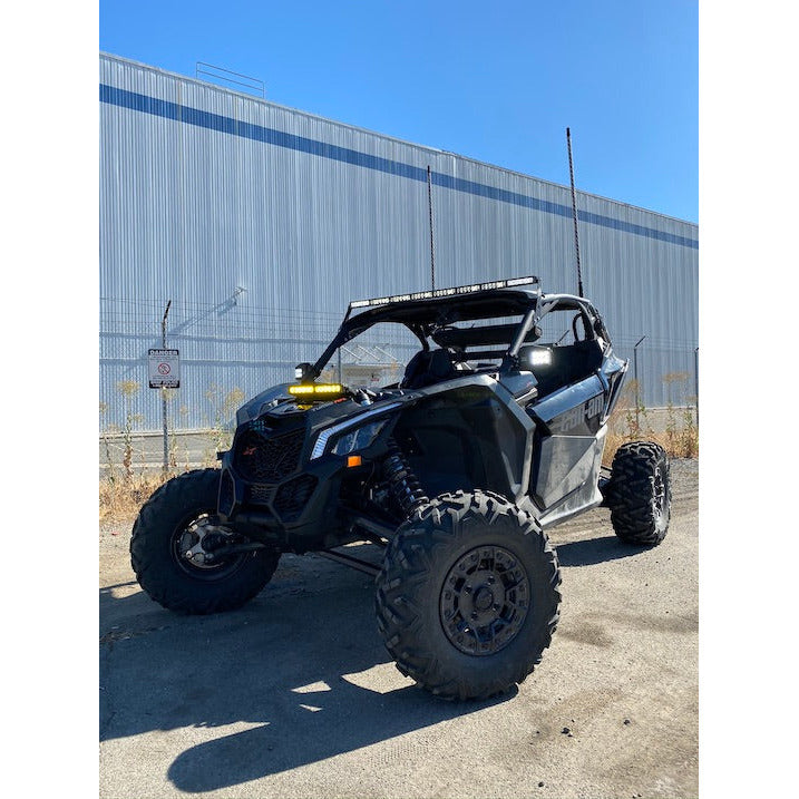 Can-Am X3 Led Bar Shock Tower Mount & 12" Light Bar Combo