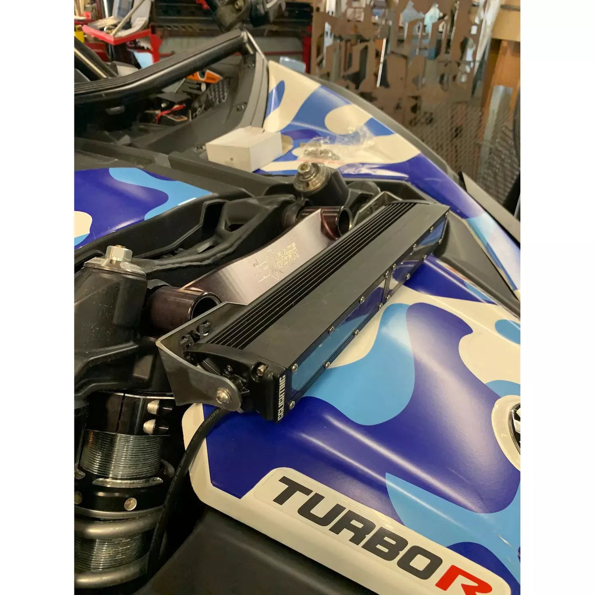 Can-Am X3 Led Bar Shock Tower Mount & 12" Light Bar Combo