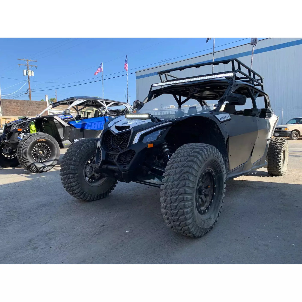 Can-Am X3 Led Bar Shock Tower Mount & 12" Light Bar Combo