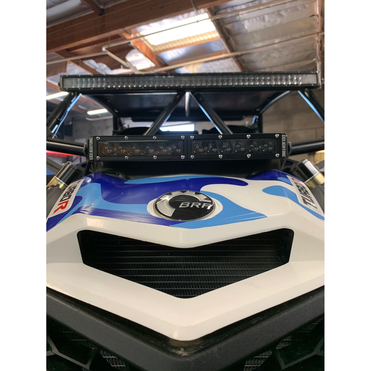 Can-Am X3 Led Bar Shock Tower Mount & 12" Light Bar Combo