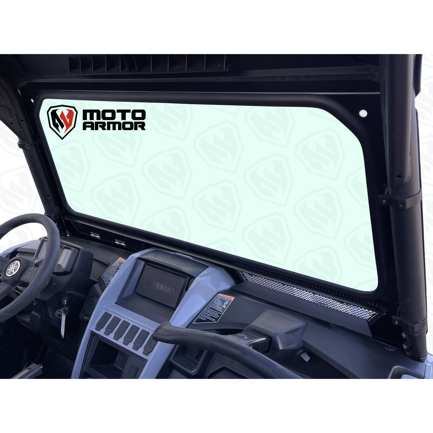 Yamaha Rmax 1000 Glass Windshield - Two Vent