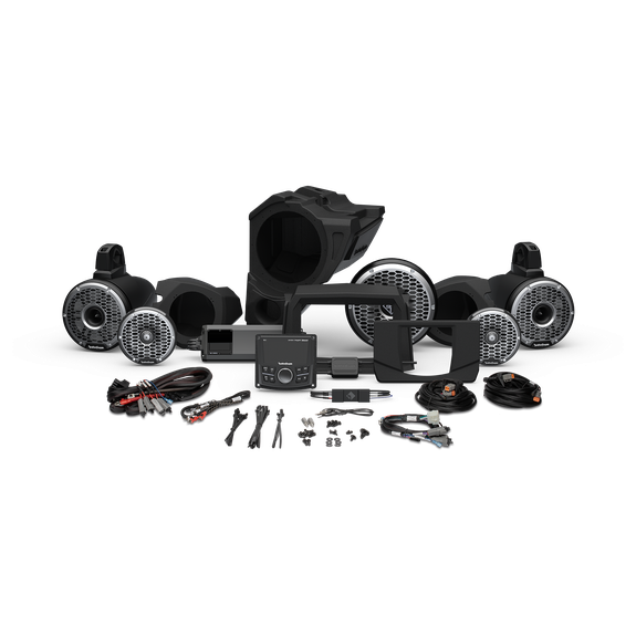 2014+ Polaris RZR XP Stage 6 | Rockford Fosgate PMX-3 1500 Watt Front Color Optix Speaker, Subwoofer & Rear Horn Speaker Kit