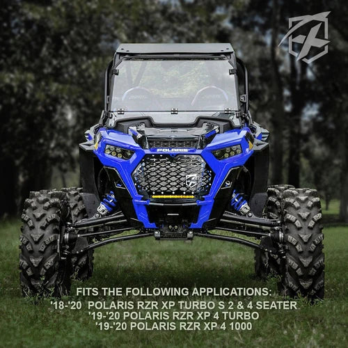 2019-2023 Polaris RZR 1000 Black Mesh Grille with Light bar